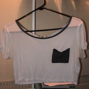 cropped short sleeve tshirt
